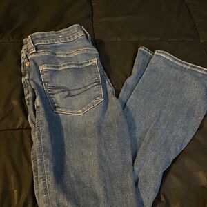 American Eagle High Rise Skinny Kick Jeans